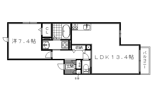 同じ建物の物件間取り写真 - ID:226064687533