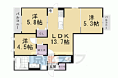 京都市右京区西京極宮ノ東町 3階建 築5年のイメージ