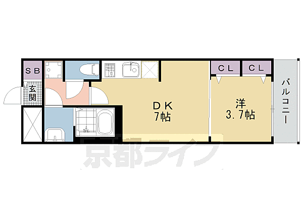 同じ建物の物件間取り写真 - ID:226065870411