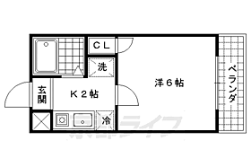 Ｃｕｂｉｃ15 103 ｜ 京都府京都市右京区花園土堂町（賃貸マンション1K・1階・17.74㎡） その2