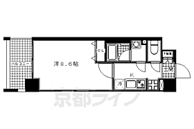 京都府京都市下京区中金仏町（賃貸マンション1K・8階・27.28㎡） その2