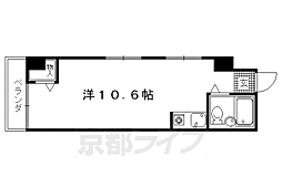 つゞれコーポ ワンルームの間取図画像