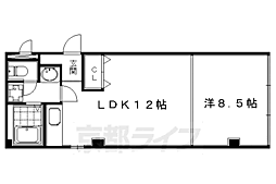 フェリーチェおかむら 1LDKの間取図画像