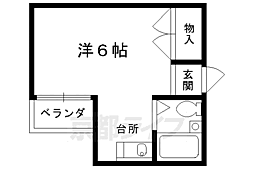 第11長栄シャトー泉 3階1Kの間取り