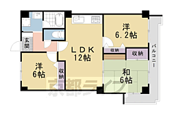 MNS天ケ池 3LDKの間取図画像