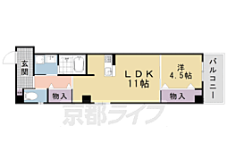 Ｍｅｚｚｏ御池 7階1LDKの間取り