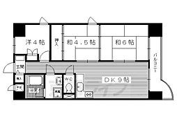 ベアーレ芳樹 4階3LDKの間取り