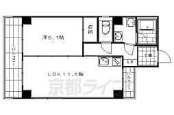 シャトー・ル・ロシェ 1LDKの間取図画像