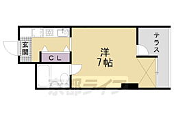メゾン橋本 1Kの間取図画像