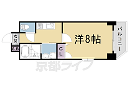 ベラジオ雅び四条通2 1Kの間取図画像