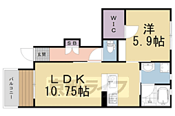 グランメゾン 1LDKの間取図画像