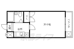 レ・タン・ドゥ・ラ・メール・CK5 1Kの間取図画像