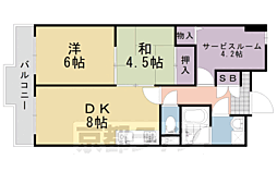 サン・レスポアール 2SDKの間取図画像