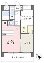 フィールド ヴィレッジ 1SLDKの間取図画像