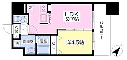 ランドマーク松島 1LDKの間取図画像