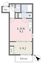 間取図画像 1LDK