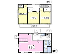 レイクヒルズ高美台 3LDKの間取図画像