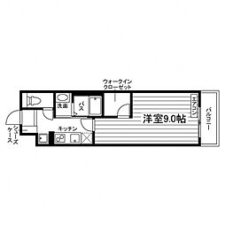 フォートレス上田 1Kの間取図画像