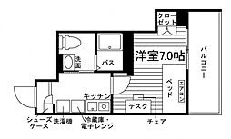 (仮称)学生会館 シャーメゾン茨城大学前[食事付き] 1Kの間取図画像