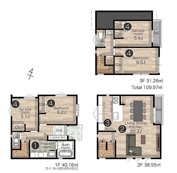 建物参考プラン