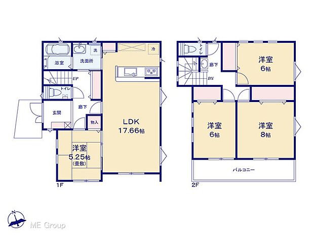 開放感のある広くて使いやすい続き間の和洋室とLDK