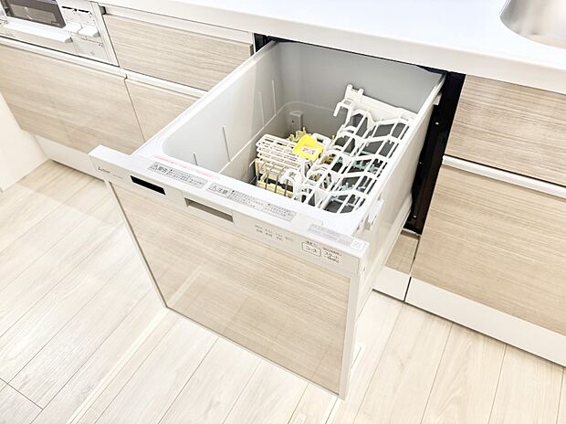 面倒なお片づけは食洗機にお任せ!家事の負担が減って、時間にも気持ちにもゆとりができます。