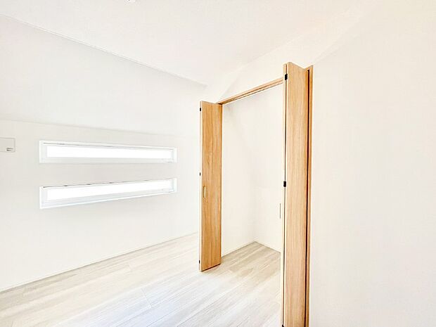 収納充実!どんなお部屋にするか考えるのが楽しみですね。