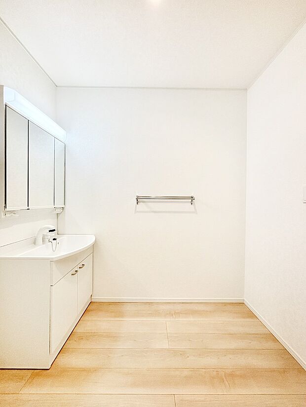 上質な洗面空間がゆとりの時間を演出  