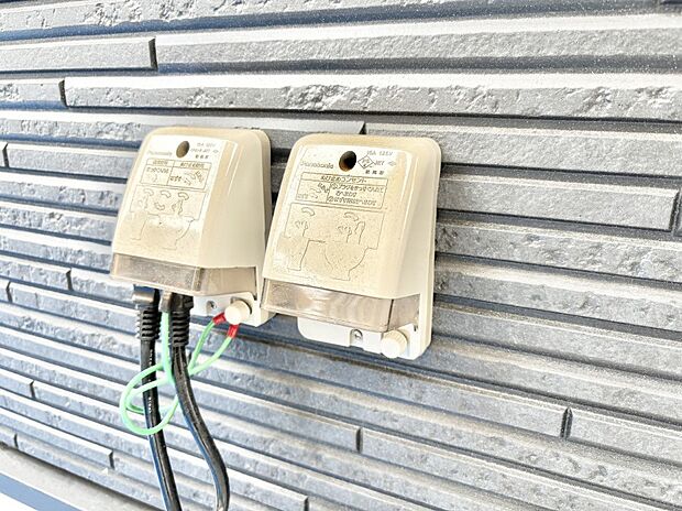 便利な外コンセント。