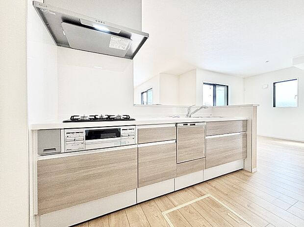 料理をしながらご家族との会話を楽しめる対面カウンターキッチン