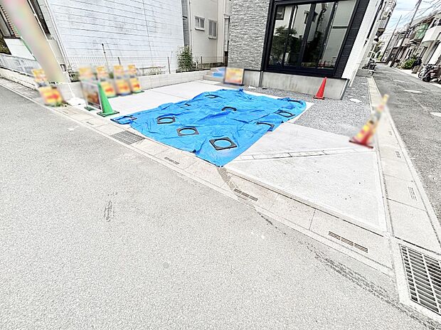 並列2台駐車可能なゆとりのカースペース