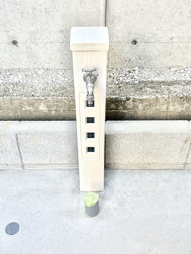 ガーデニングやお掃除に便利な外水栓