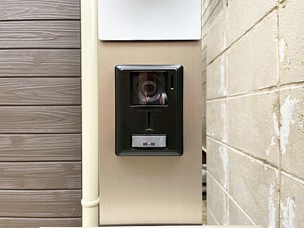 TVモニター付インターフォンでセキュリティ面にも配慮