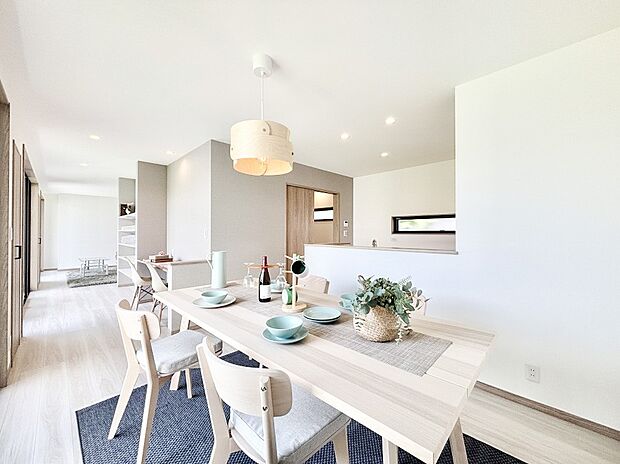 住む方の個性が引き出される、インテリアを考えるのが楽しみなリビングです！ 