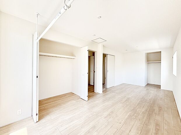 将来は2部屋にすることもできますね。お年頃になったら夢の個室にチェンジ!