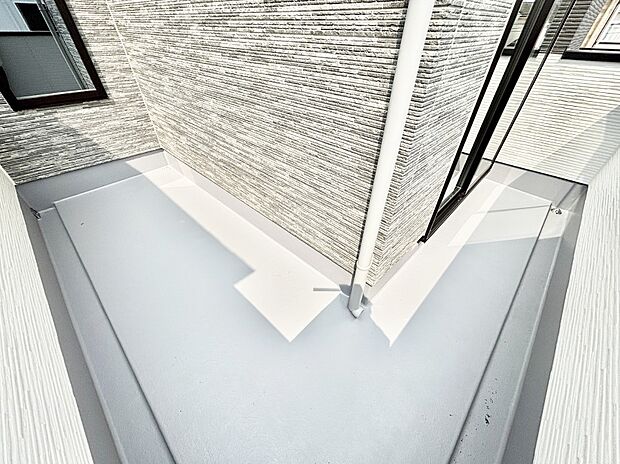 風通しの良いバルコニー