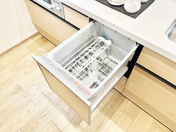 面倒なお片づけは食洗機にお任せ!家事の負担が減って、時間にも気持ちにもゆとりができます。