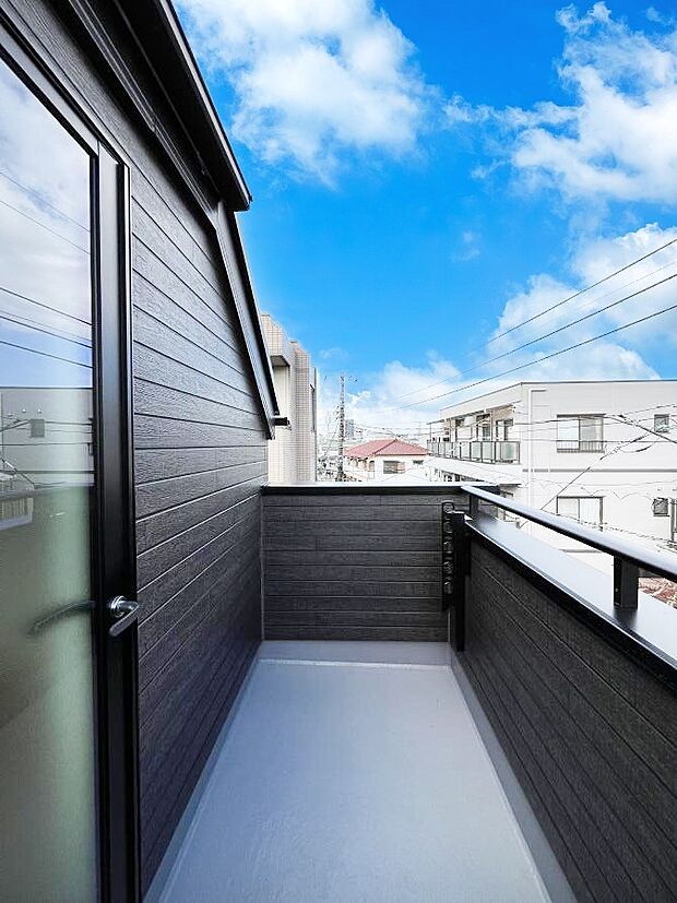 風通しの良いバルコニーが2ヶ所