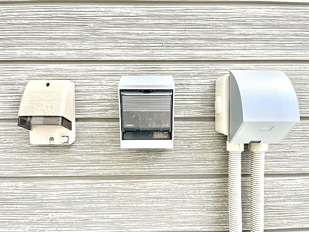 便利な外コンセント。