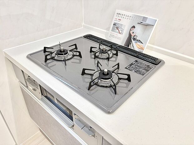 三口ガスコンロでお料理が一気にはかどりそう