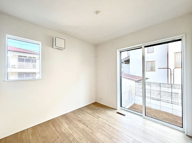 2面採光で明るさ&風通し良好!