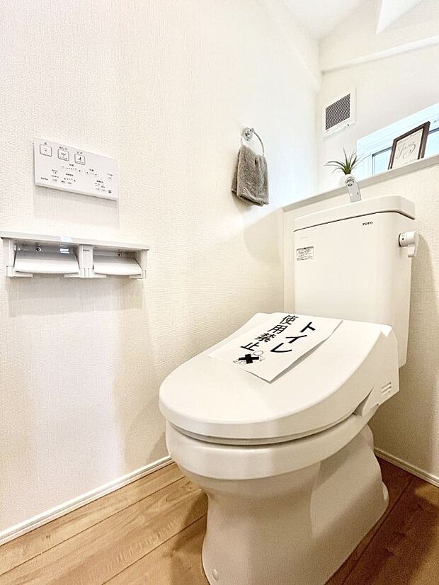 トイレは1階と2階それぞれに配置されていてとても便利です。 