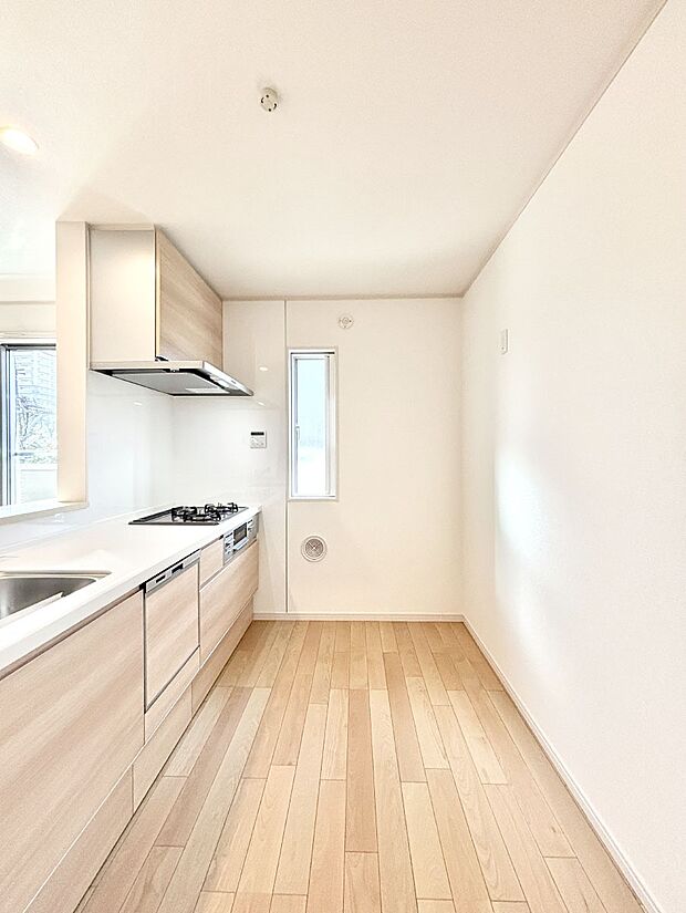 ゆとりあるキッチンではご家族と楽しくお料理ができます。