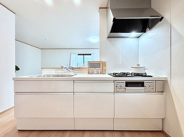 ゆとりあるキッチンではご家族と楽しくお料理ができます。