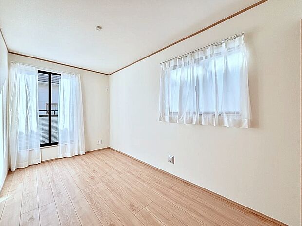 2面採光を確保した明るい空間。家族みんなが快適な暮らしを実現する設計です。