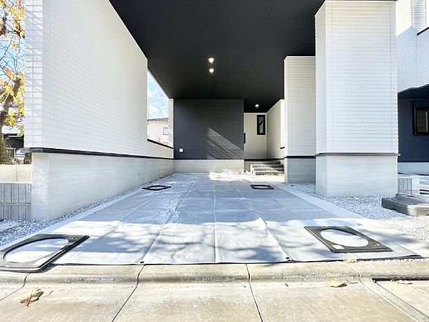 ビルトインタイプは大切なお車を傷や汚れから守ることができます。