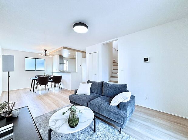 住む方の個性が引き出される、インテリアを考えるのが楽しみなリビングです!