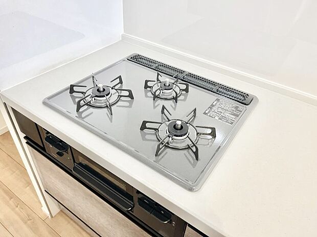 三口ガスコンロでお料理が一気にはかどりそう