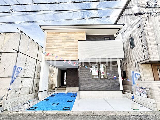 上質感あふれる外観デザイン。魅力の住まいを実現。