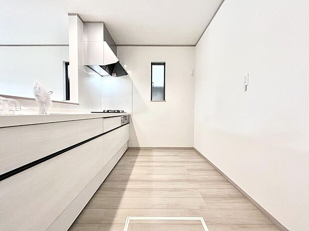 ゆとりあるキッチンではご家族と楽しくお料理ができます。